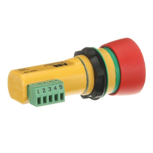 ABB INCA 1 Tina v2 Emergency Stop Button, 22.5 mm Panel‑Mount, LED, Tina/DYNlink, 5‑Pin Terminal, 2TLA030054R0010