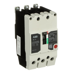 ABB TEYH3040B 40A 3-Pole Circuit Breaker with Quick-Make/Quick-Break Mechanism and Customizable Accessories for 480Y/277 Vac Systems ABB TEYH3040B 40A 3-Pole Circuit Breaker with Quick-Make/Quick-Break Mechanism and Customizable Accessories for 480Y/277 Vac Systems