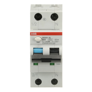 ABB DS201-B20A30UL Rcbo Ds201 2P B20A 30Ma Ul