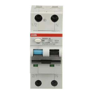 ABB DS201-B6A30UL Rcbo Ds201 2P B6A 30Ma Ul