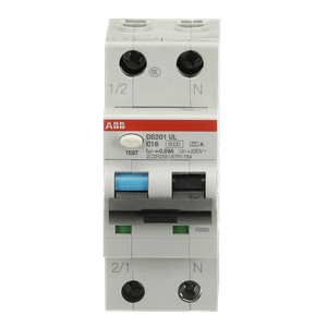 ABB DS201-C16A30UL Residual Current Breaker with Overcurrent Protection (RCBO)