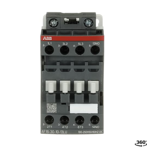 ABB AF16-30-10-13LU Af16 3Pole 100-250Vac/Dc Ltg Contactor