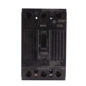 ABB THQD32125WL 3P 240V 22K Ic 125 Amp W/Lugs