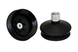 Schmalz FSGA-63-NBR-55-G1/4-IG Bellows suction cup (round) with optimal adaptation to uneven surfaces