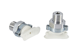 Schmalz SGON-24X8-SI-HD-65-G1/8 Flat suction cup (oval) for long and also curved workpieces