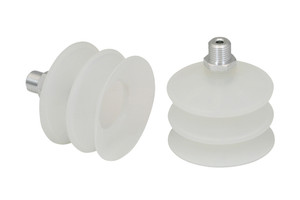Schmalz FSG-62-SI-55-G1/4-AG Bellows suction cup (round) for very uneven workpieces