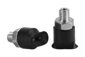 Schmalz SGON-7X3.5-NBR-55-M3-AG Flat suction cup (oval) for long and also curved workpieces