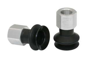 Schmalz FSGA-20-NBR-55-G1/8-IG Bellows suction cup (round) with optimal adaptation to uneven surfaces