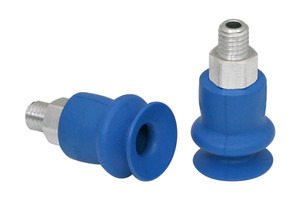 Schmalz FSGA-14-HT1-60-M5-AG Bellows suction cup (round) with optimal adaptation to uneven surfaces