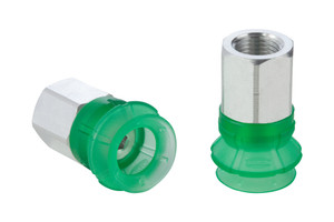 Schmalz SPB1-20-ED-65-G1/8-IG Bellows suction cup (round) for very uneven workpieces