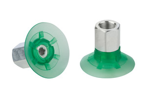 Schmalz SPF-30-ED-65-G1/8-IG Flat suction cup (round) for dynamic handling of cardboard and rigid packaging