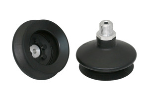 Schmalz FSGA-53-NBR-55-G1/4-AG Bellows suction cup (round) with optimal adaptation to uneven surfaces