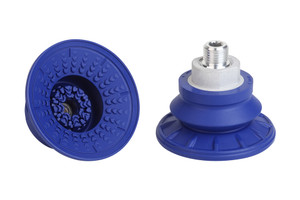 Schmalz SAB-60-NBR-60-G1/4-AG Bellows suction cup (round) for very dynamic handling of smooth and oily workpieces