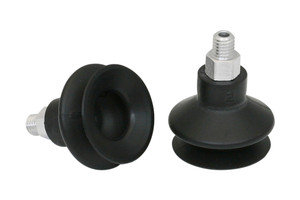 Schmalz FSGA-22-NBR-55-M5-AG Bellows suction cup (round) with optimal adaptation to uneven surfaces