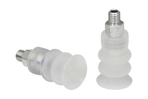 Schmalz FSG-14-SI-55-M5-AG Bellows suction cup (round) for very uneven workpieces