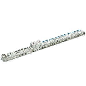 SMC JJ5SY3-P10S60-04B0-C6 JSY3000-P Series Electro-pneumatic Regulator Integrated Type 64-station Compatible Manifold Compact 5-Port Solenoid Valve Plug-in Connector Connecting Base EX600 Type 10 Side Ported