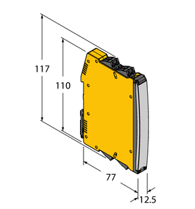 Turck IMXK12-AI01-1I-1IU-H0/24VDC Isolating transducer, 1-channel Turck IMXK12-AI01-1I-1IU-H0/24VDC Isolating transducer, 1-channel