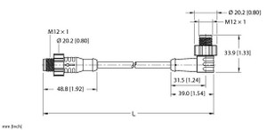 Turck ESRT-A4.300-GC8K-2