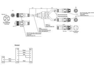 SensoPart CI L4MFG/2xL4MG-S-0,21-PUR Y-cable for Festo valve terminals, for FT 55-RLAM and FT 55-RLAP