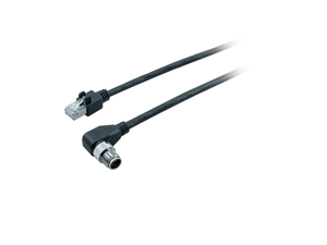 Baumer Cable GigE M12X/RJ45, 2.0m,STP,flex,90° Baumer Cable GigE M12X/RJ45, 2.0m,STP,flex,90°