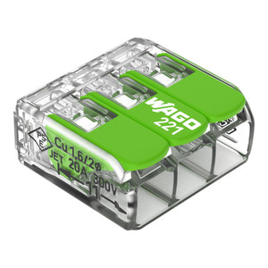 WAGO 221-423 Green Range LEVER-NUTS Splicing Connector WAGO 221-423 Green Range LEVER-NUTS Splicing Connector