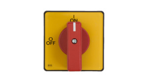 Sprecher + Schuh LFS2-I-8-175I Actuator I 88x88 OFF-ON Handle Kit with Yellow Legend and Red Knob, Type 12 IP66