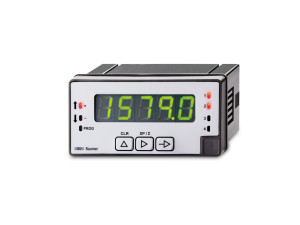 Baumer NE211.023AX02 Electronic Preset Counter, 5-Digit LED, Two Presets, Plug-In Terminals