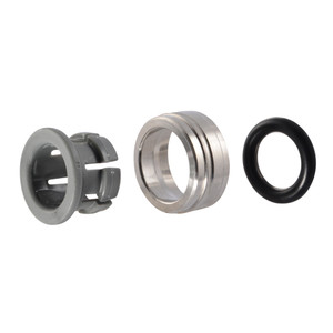 John Guest MI2812ST-US Tube OD Metal Half Cartridge, 3/8, Stainless Steel Body, Gray Acetal Collet, Nitrile O-ring, Pack of 1000