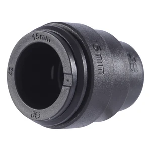 John Guest PM4618E-US Black Acetal End Stop 18mm, Pack of 10