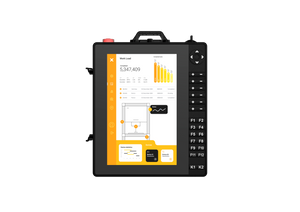 EXOR X10 Wireless Mobile HMI Handheld, 10" PCAP Multitouch, Wi-Fi Safety, Emergency Stop, 35-Button Keypad (X10-WIRELESS)