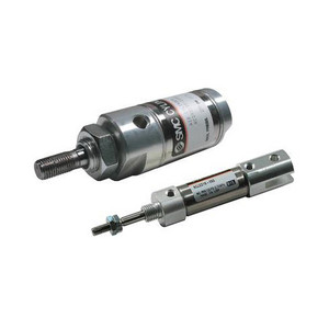SMC - NCDMC125-0250C - NCDMC125-0250C Round Body Non-Repairable Air Cylinder - 1.2500 in Bore x 2.5000 in Stroke, Double-Acting, Rear Pivot Mount, Single Rod, .4375 in Rod Size, 1/8 Female NPT
