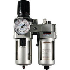 SMC - AC40A-N04G-3Z - SMC?« AC40A-N04G-3Z FRL, Two-Piece, Relief Valve, Non-Rising Knob, 5??m Filter, Max. Flow: 106cfm, +1.5MPaProof Press.