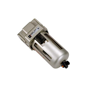 SMC - AFM30-N02D-2Z - AFM30-N02D-2Z Mist Separator - 450 L/min Maximum Flow Rate, 145 psi Maximum Operating Pressure, 1/4 NPT Ports, Metal Bowl, Auto (Normally Open) Drain