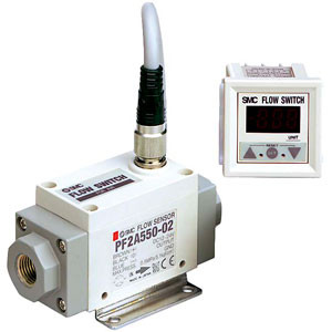 SMC PF2A521-F03 PF2A Series For Air Digital Flow Switch Remote Type Sensor Unit