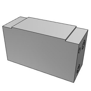 SMC AXT512-1A-A04-L VP7-8 Series Manifold Block Assembly