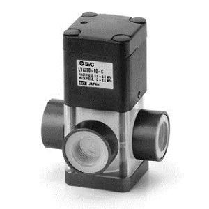 SMC LVA200-02N-C LVA Series High Purity Chemical Liquid Valve Air Operated Type Threaded Type 3 Port Valve
