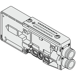 SMC SSQ2000-PR-3-C10-S SUP/EXH Block For SQ2000 Series