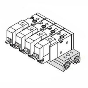 SMC SS3YJ5-20-20-00T SYJ500 Series 3Port Solenoid Valve Rubber Seal Manifold For Lnternal Pilot Type 20 SMC SS3YJ5-20-20-00T SYJ500 Series 3Port Solenoid Valve Rubber Seal Manifold For Lnternal Pilot Type 20