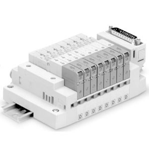 SMC SS5V2-16FD1-02BR-N7 SV Series D-sub Connector Manifold Cassette Base