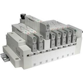 SMC SS5V2-16FD1-12B-N3 ss5v 12 station manifold, cassette base