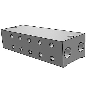 SMC SS5YJ5-41-02-M5T SYJ5000 Series 5Port Solenoid Valve Base Mounted Manifold Type 41