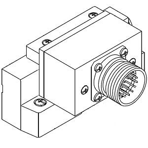 SMC SV2000-51D2-36A-N11 SUP/EXH Block Assembly For SV1000/2000 Series