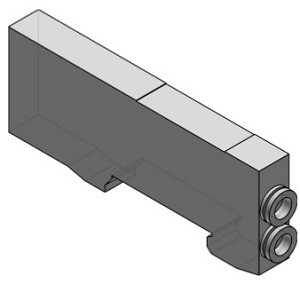 SMC SX5000-50-1A-N7 Connector Block Assembly For SX3000/5000 Series