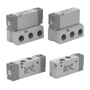 SMC SYJA7240-01 SYJA7000 Series 4·5 Port Air Operated Valve Base Mounted