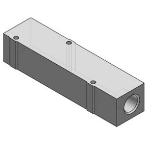SMC SY7000-38-1A Individual SUP/EXH Spacer Assembly For SY3000·5000·7000·9000 Series