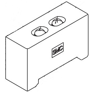 SMC SY7000-56-1A Block Assembly