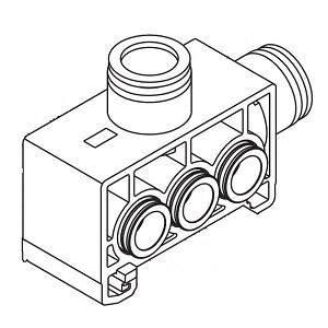 SMC SY7000-75-1A Block Assembly