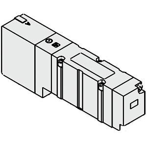 SMC VQC4401-5 VQC4000 Series 5 Port Solenoid Valve Base Mounted Plug-in Unit How To Order Valves