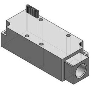 SMC VVFS5000-R-04-1 Individual EXH Spacer
