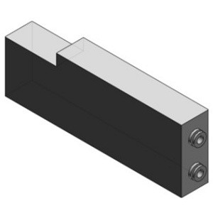 SMC VVQ4000-1A-F1-02 Manifold Block Assembly For VQ4000 Series